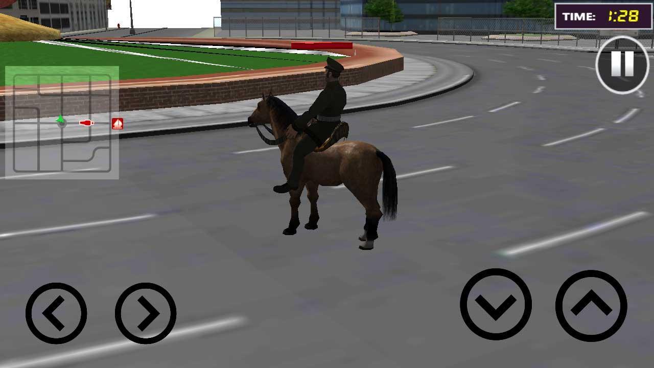 Police Horse Chase: Crime City