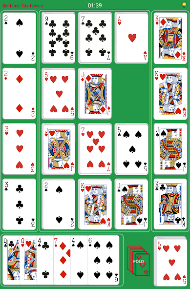 Solitaire puzzle: The towers