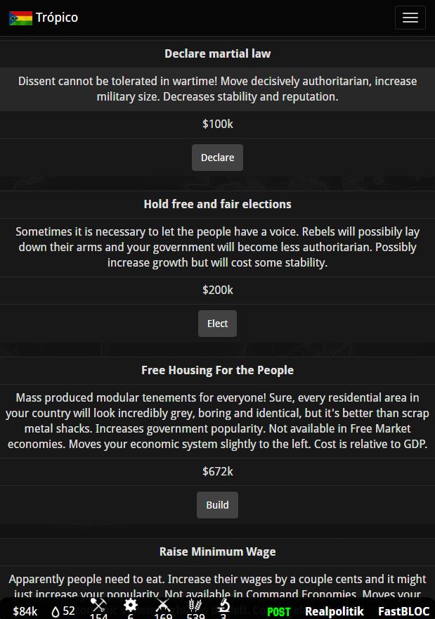 BLOC - Political Strategy Game