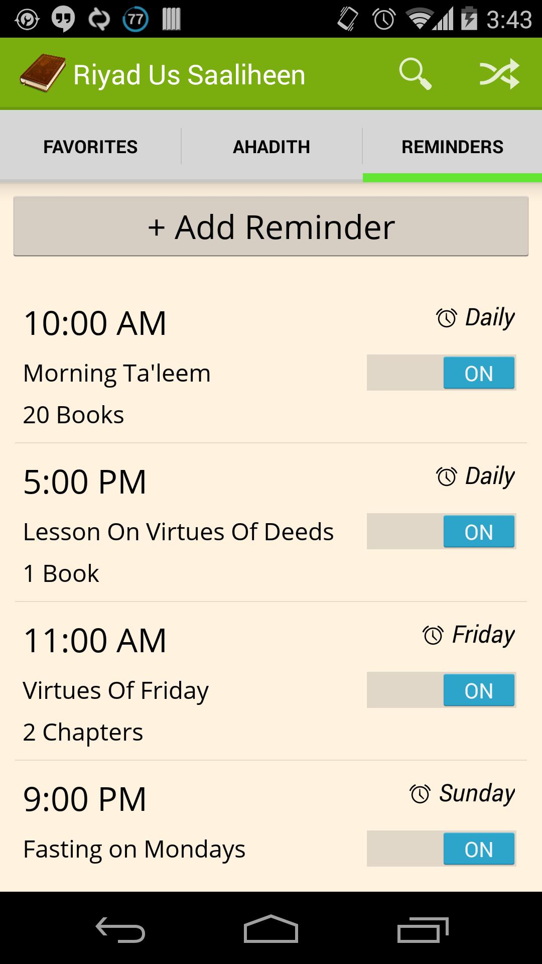 Riyad Us Saaliheen - Hadith