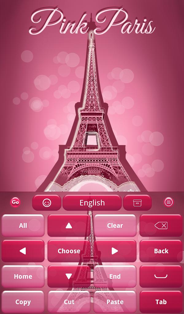 Pink Paris Keyboard