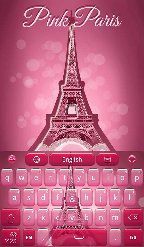 Pink Paris Keyboard
