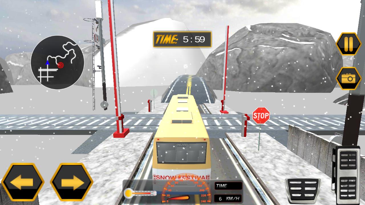 Snow Festival Hill Tourist Bus