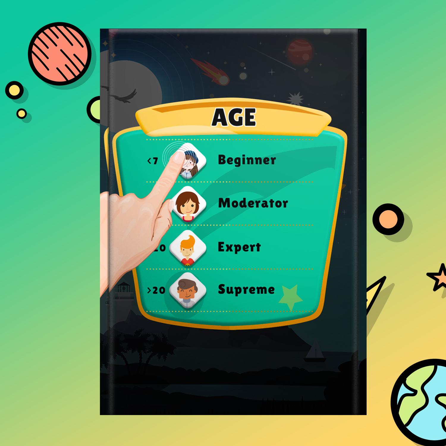 Space Word Connect Puzzle Game