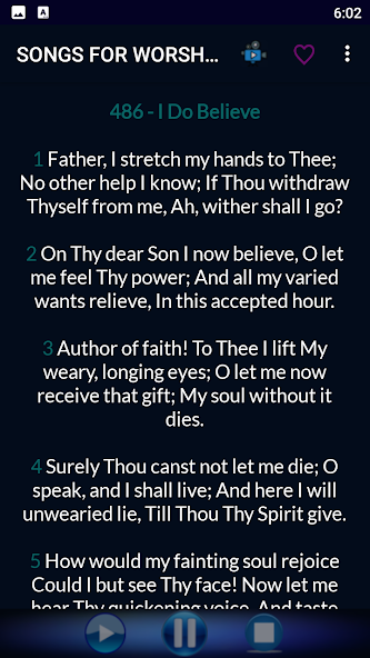 SDA Hymnal pro, Church Songs