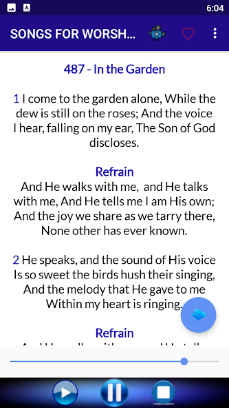 SDA Hymnal pro, Church Songs