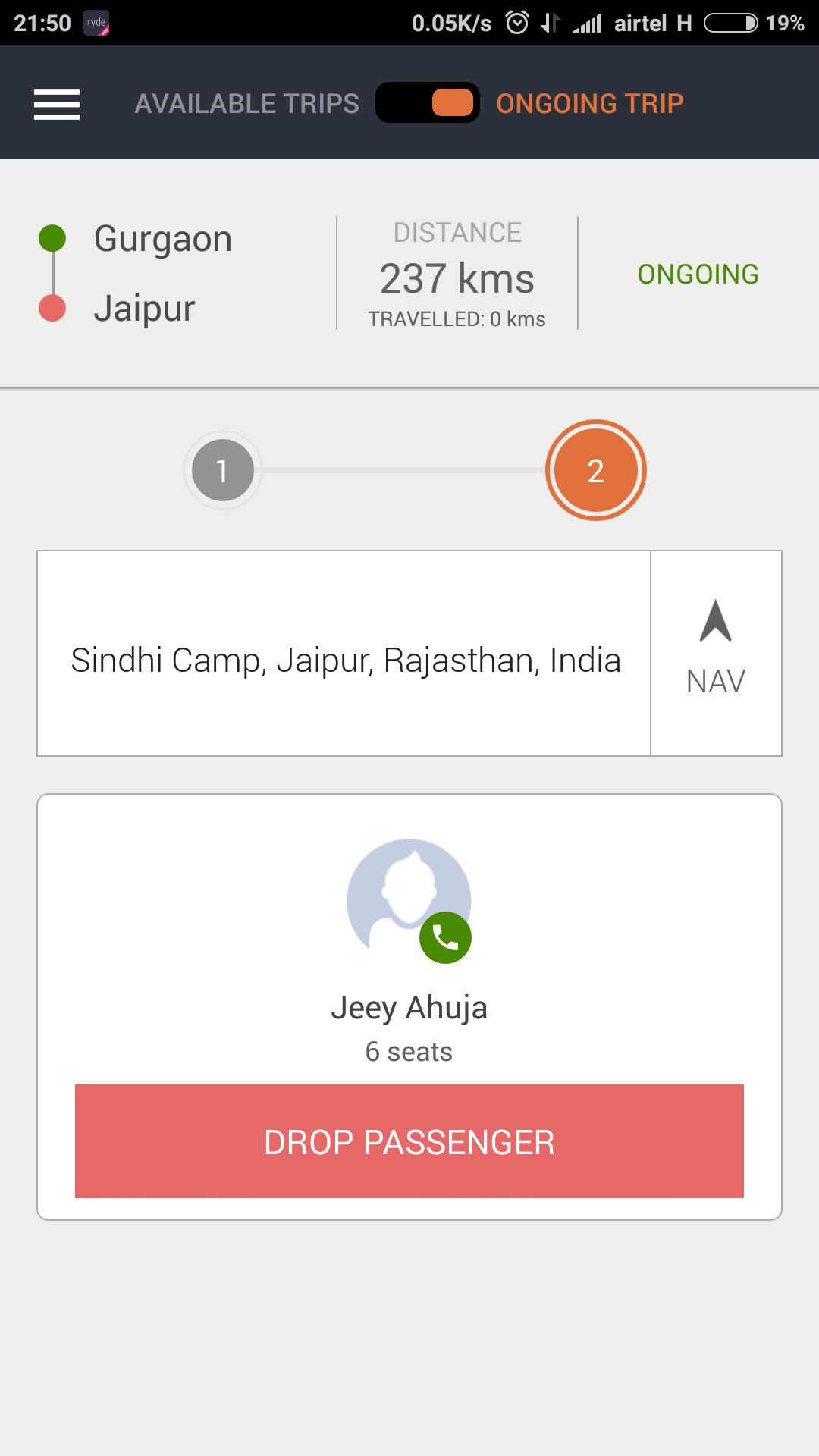 Goibibo Driver App for cabs