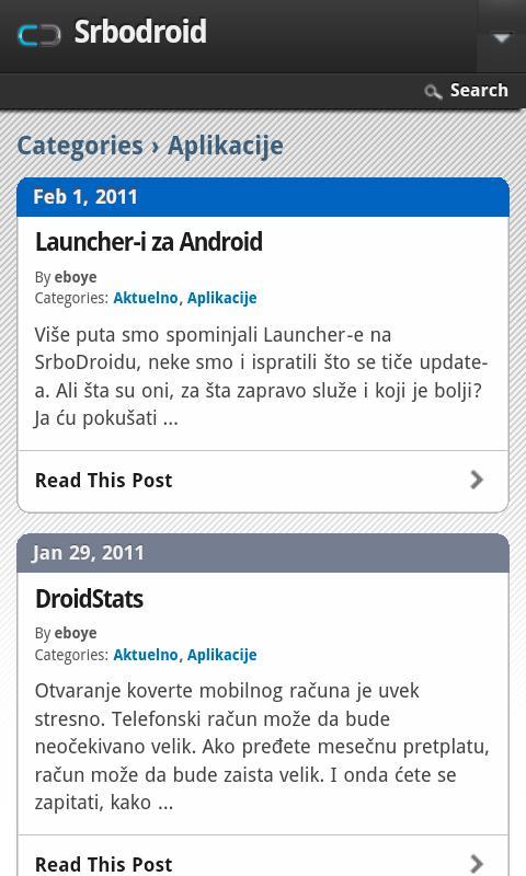 SrboDroid.Com Vesti