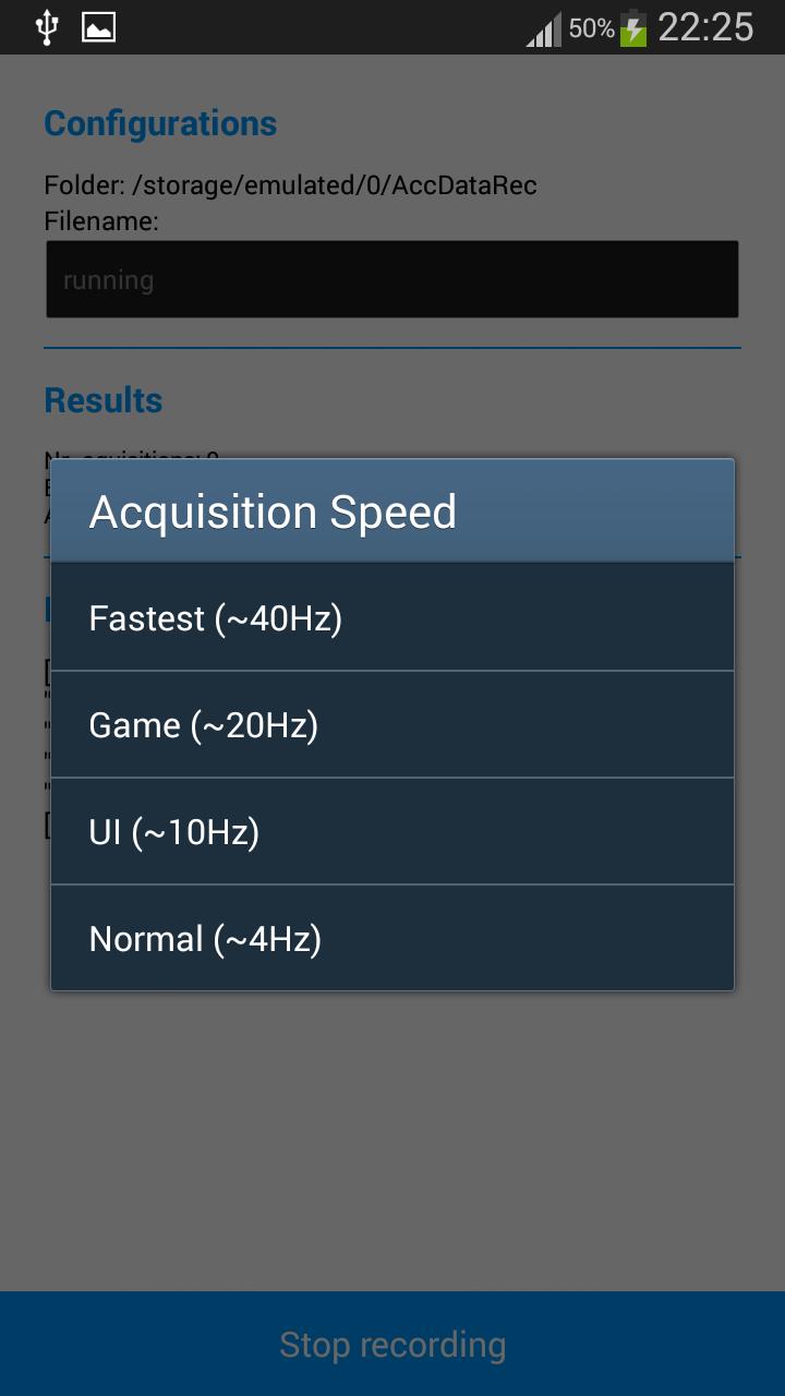 Accelerometer Data Recorder