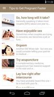 Tips To Get Pregnant Faster
