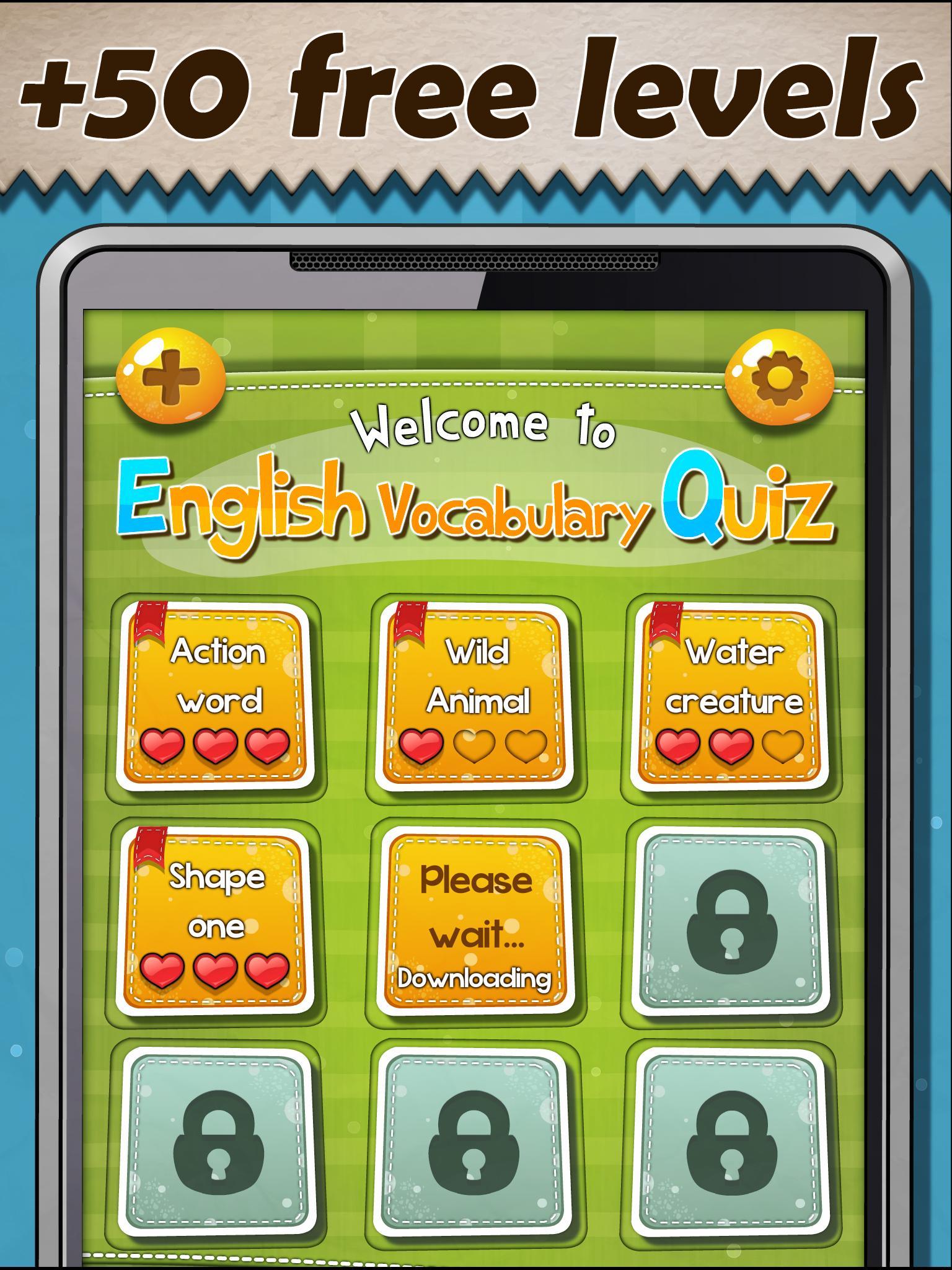 Free english vocabulary quiz