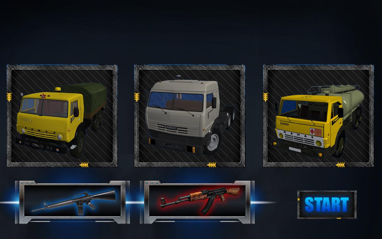 Shot Explosion Kamaz Truck