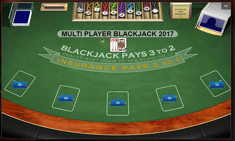 Multiplayer Blackjack 2017