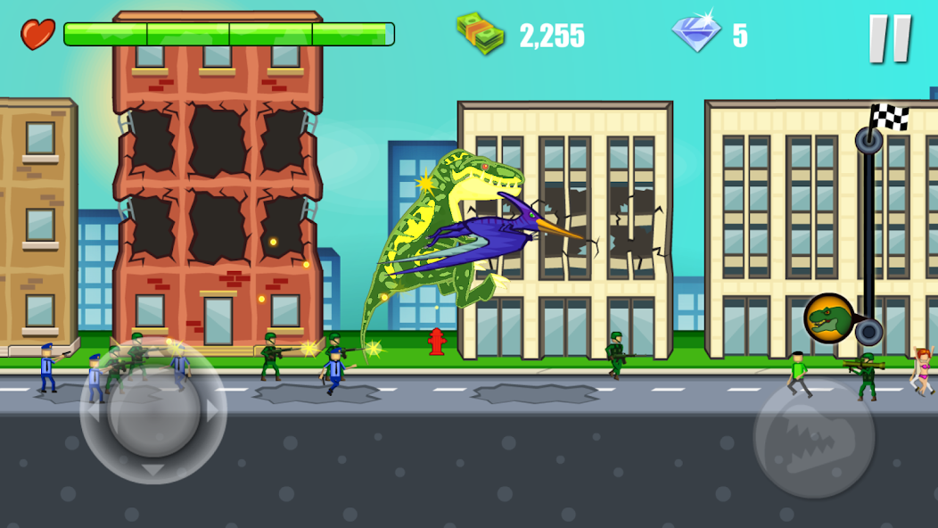 Jurassic Dinosaur City Rampage