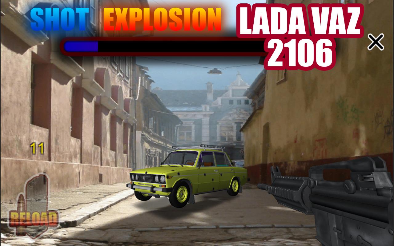 Shot Explosion LADA VAZ 2106