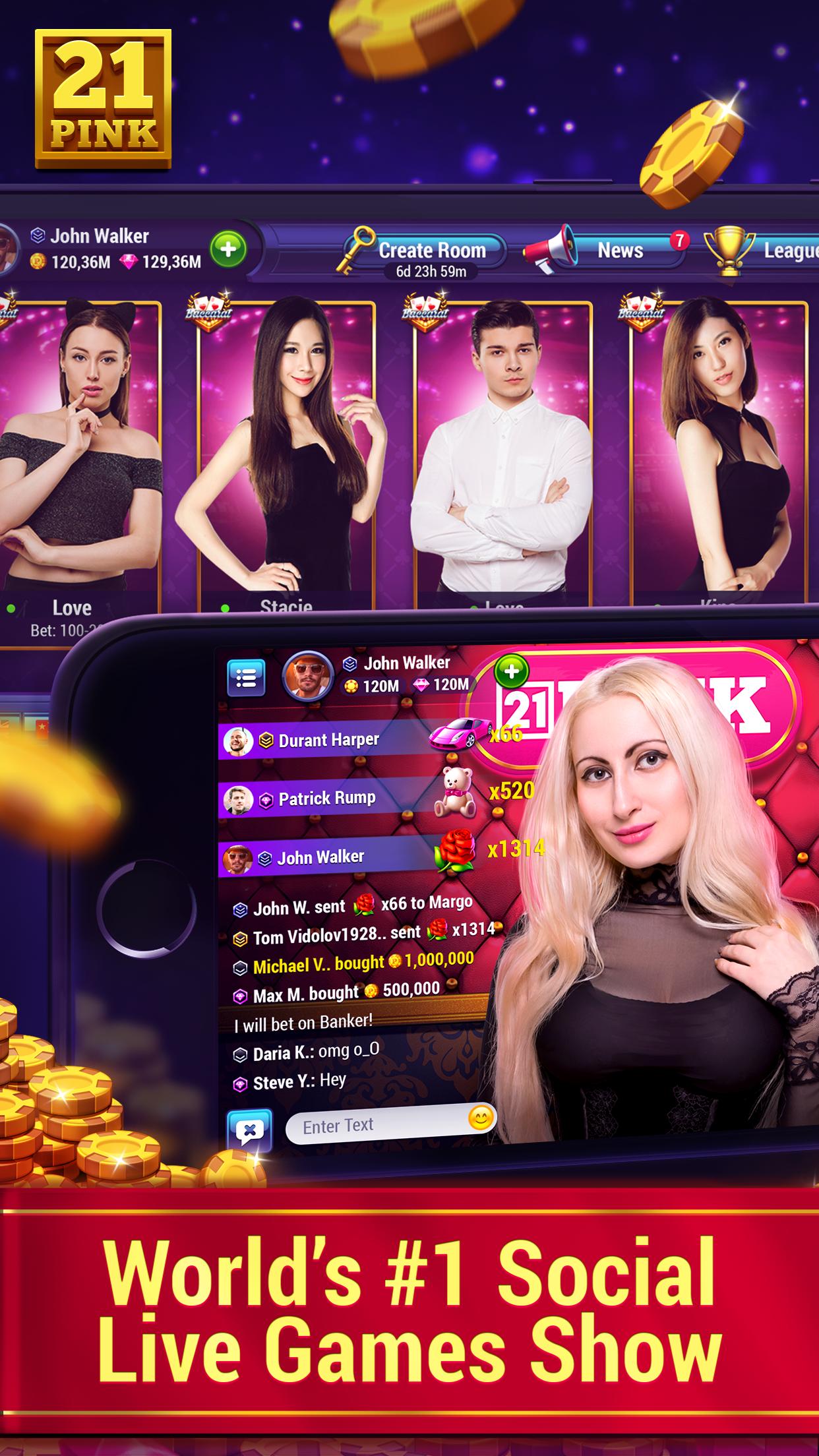 21Pink Club: Live Stream Video