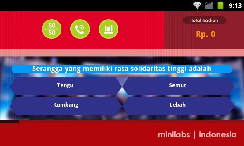 Kuis Sang Miliarder Indonesia