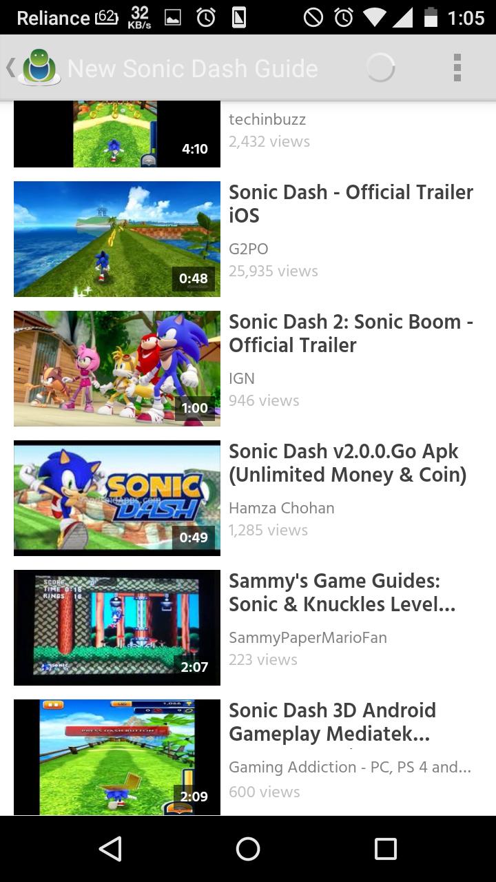 New Sonic Dash Guide
