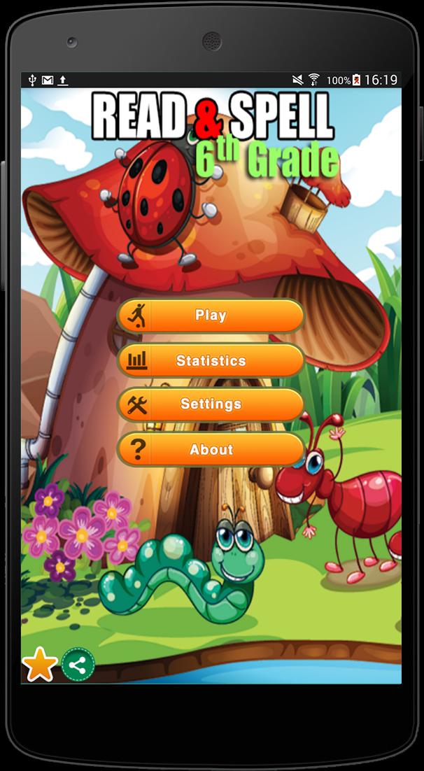 Read & Spell Game Sixth Grade