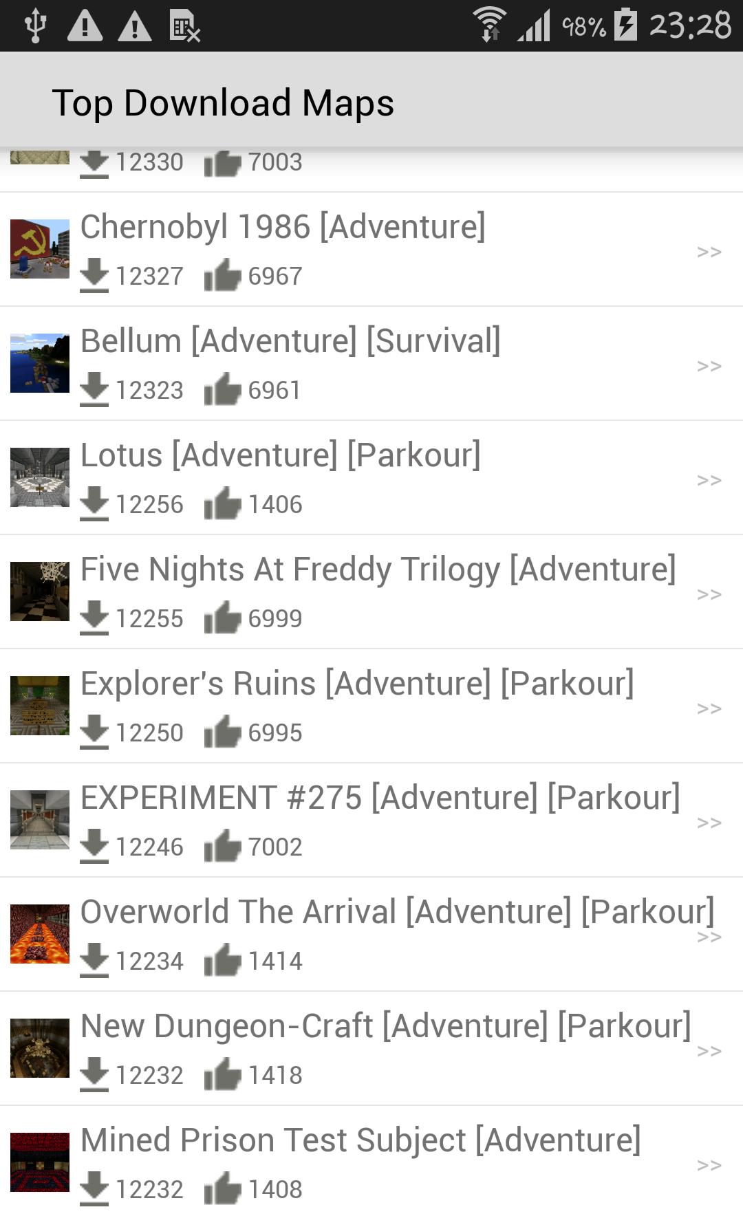 Maps of Minecraft PE