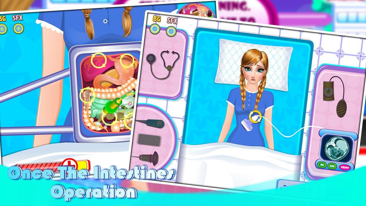 Once the intestines operation