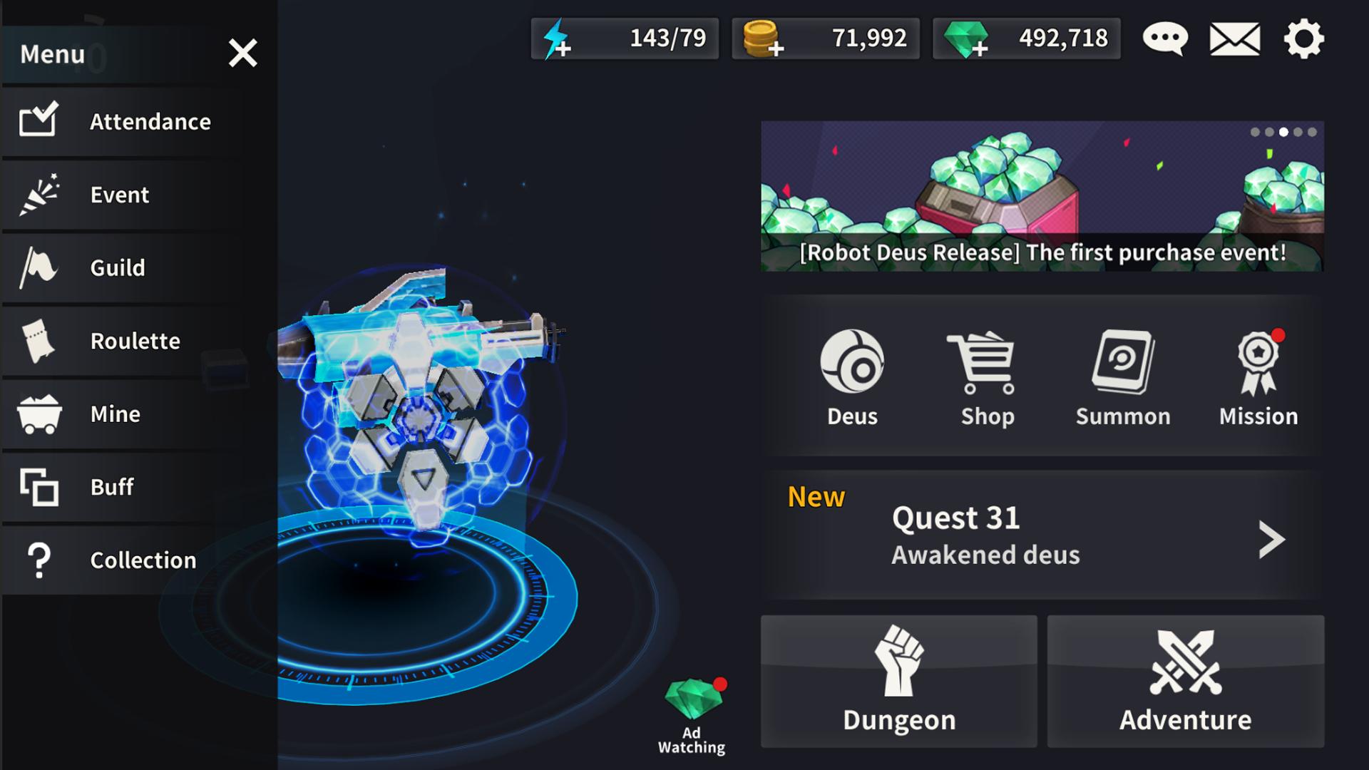 Robot Deus : The first war