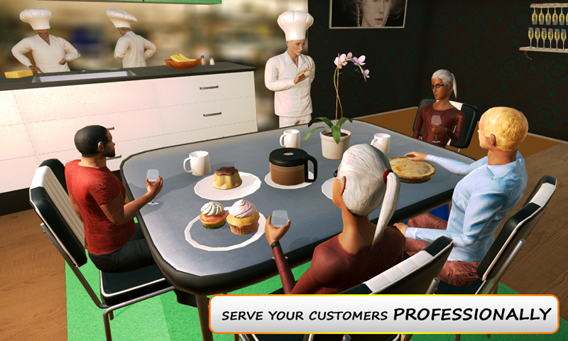 Virtual Restaurant Manager Sim