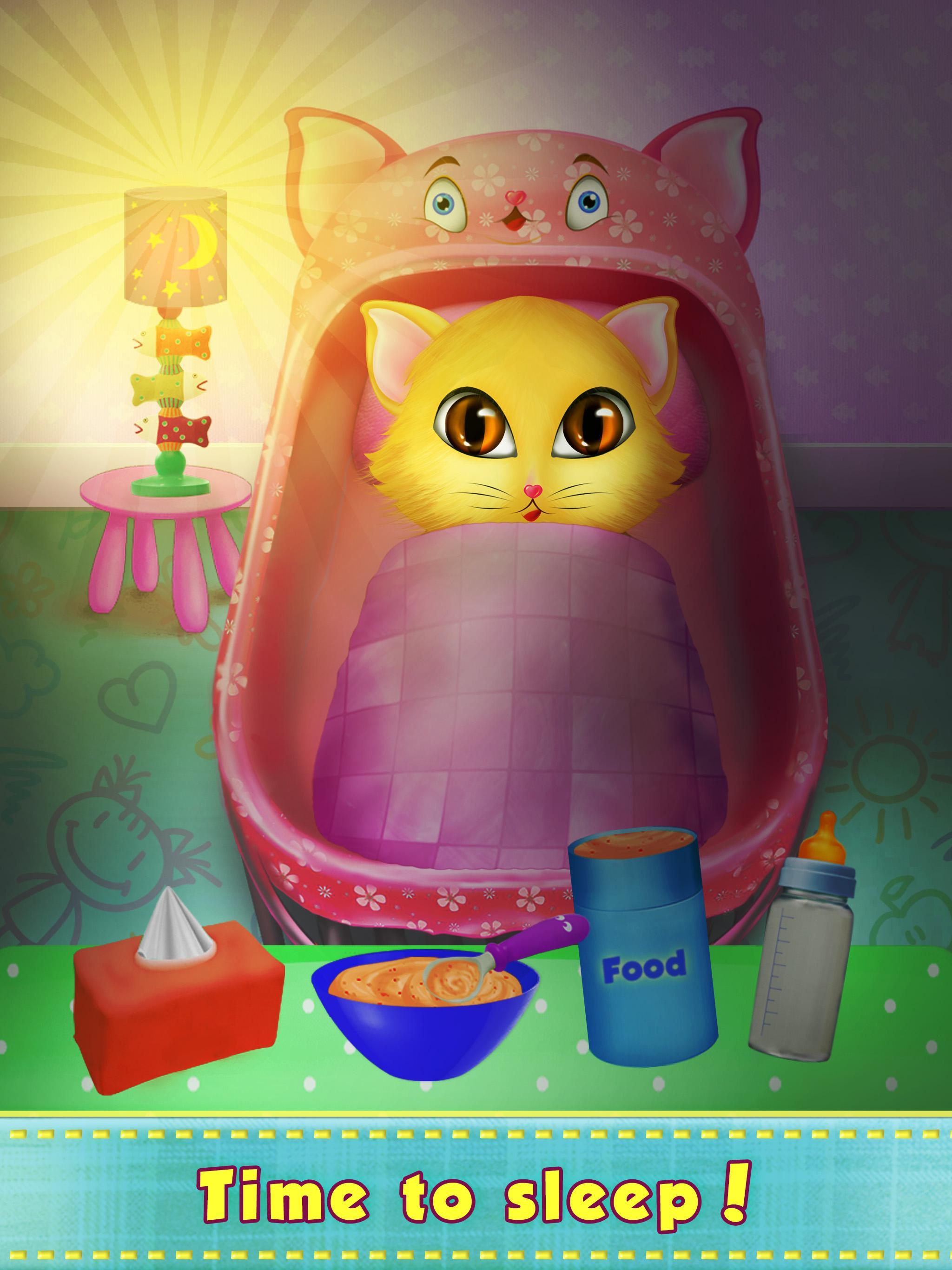 My Newborn Baby Kitten Games