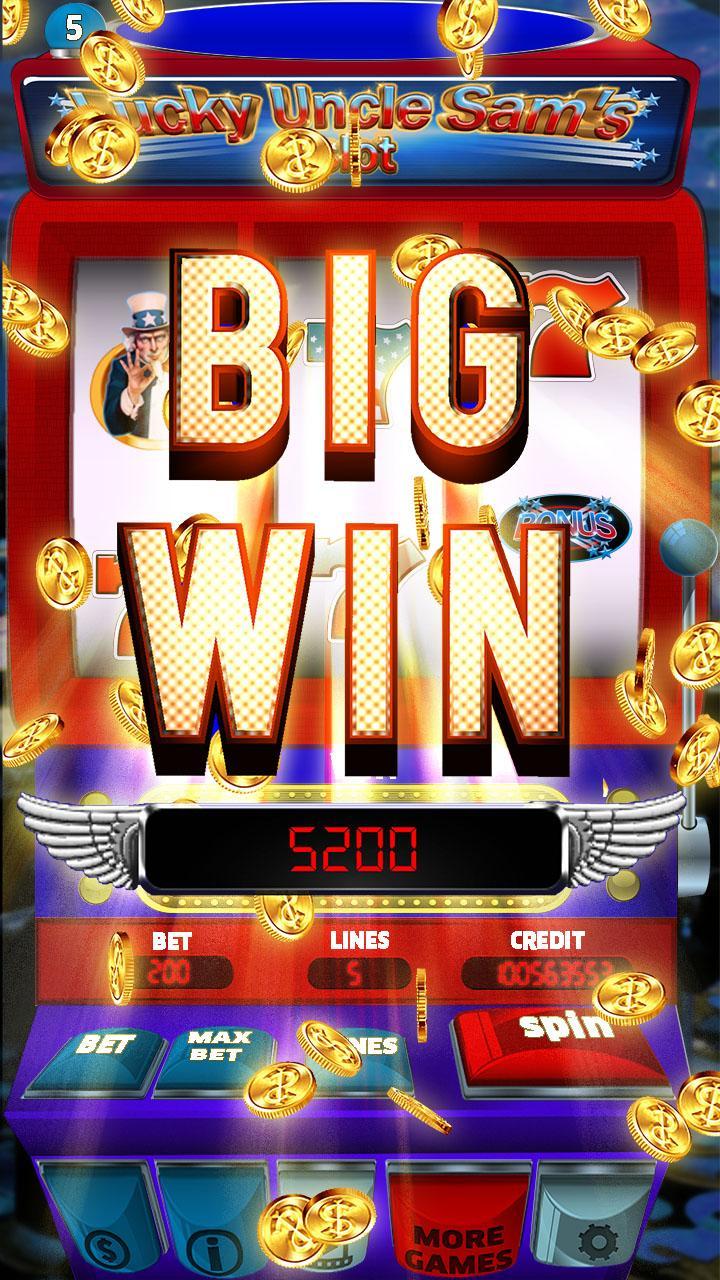 Lucky Uncle Sam's Slot Machine