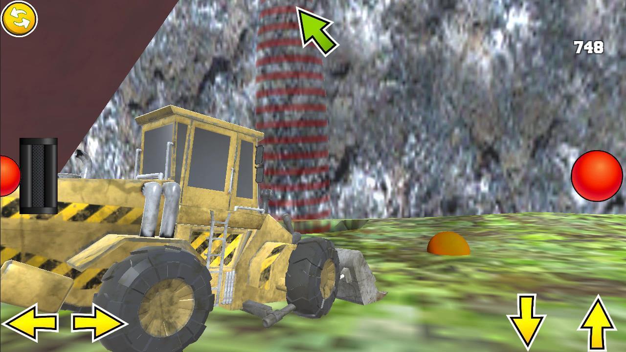 Bull Dozer demolition