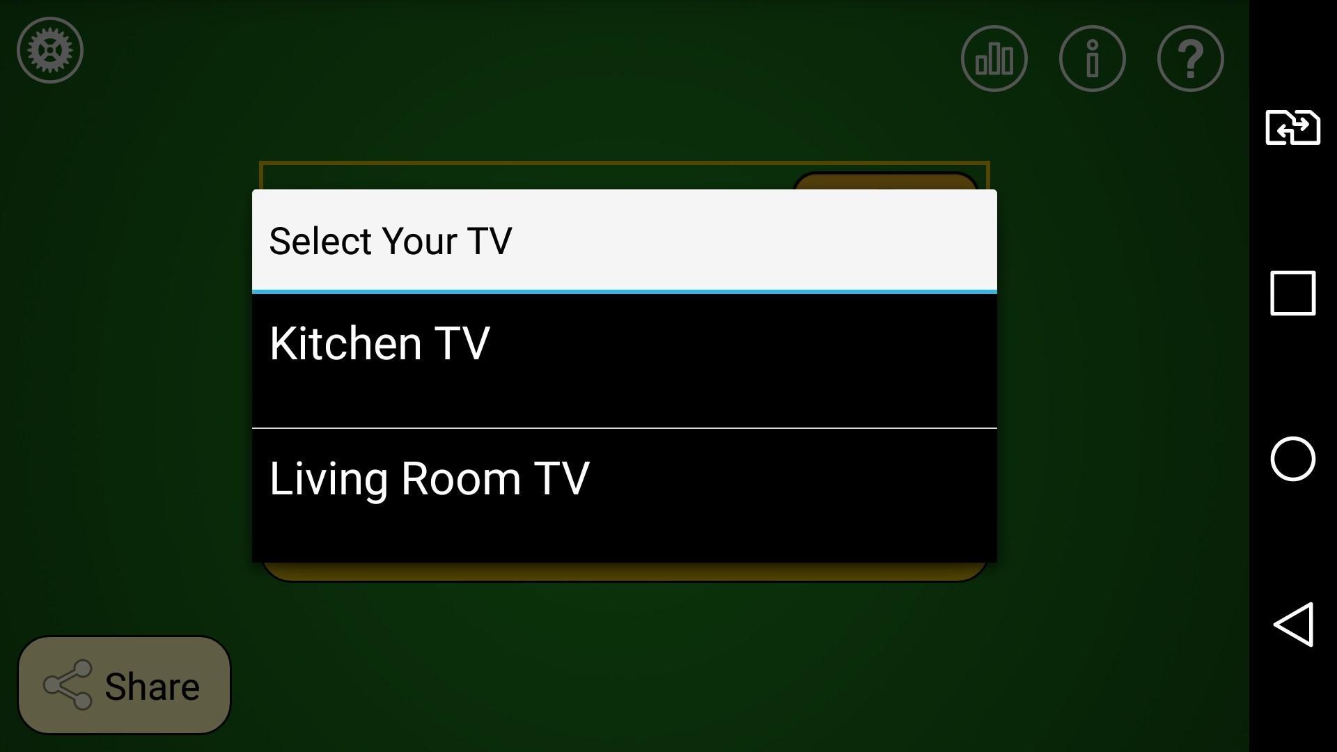 LG webOS card game Durak