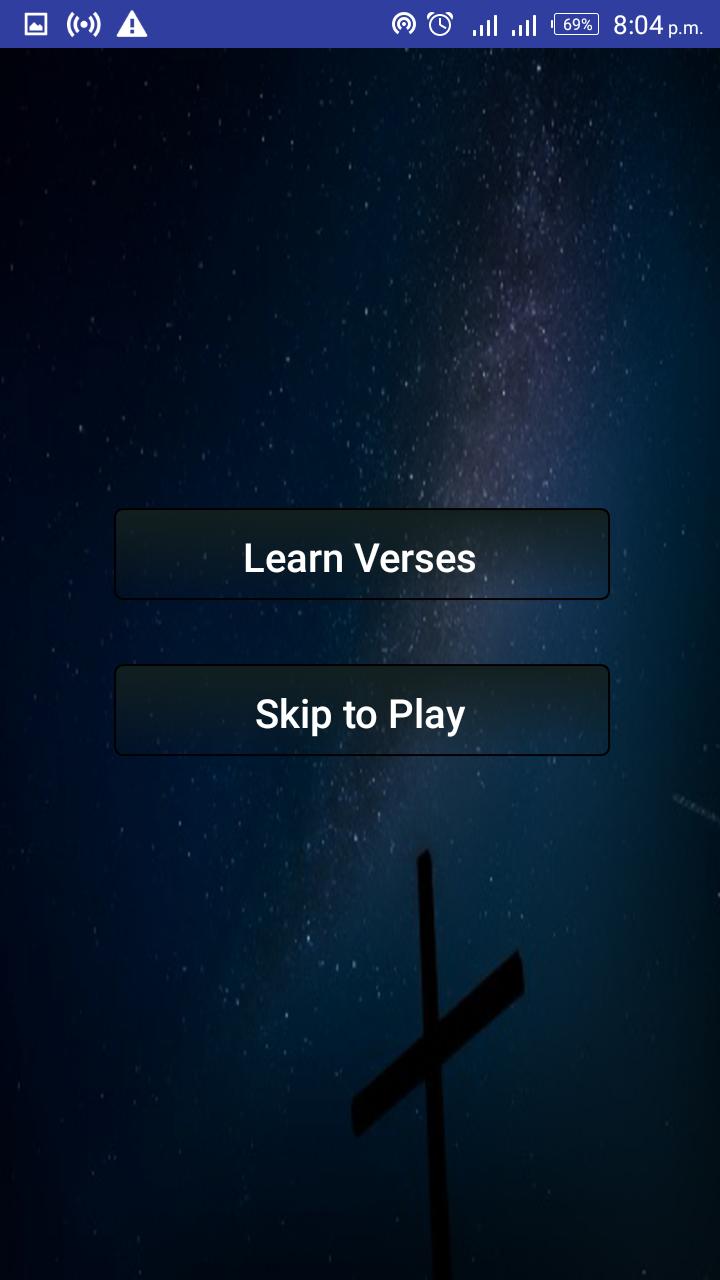 Bible Verses Quiz Game