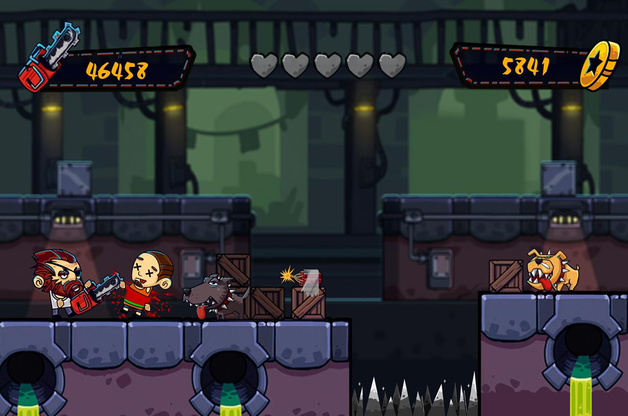 Chainsaw rage: mad dash