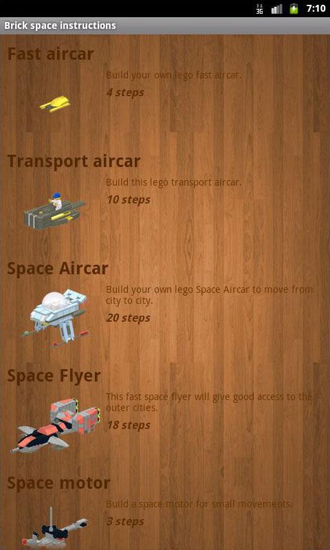 Brick space instructions
