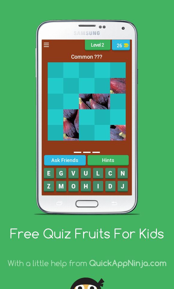 Free Quiz Fruits For Kids