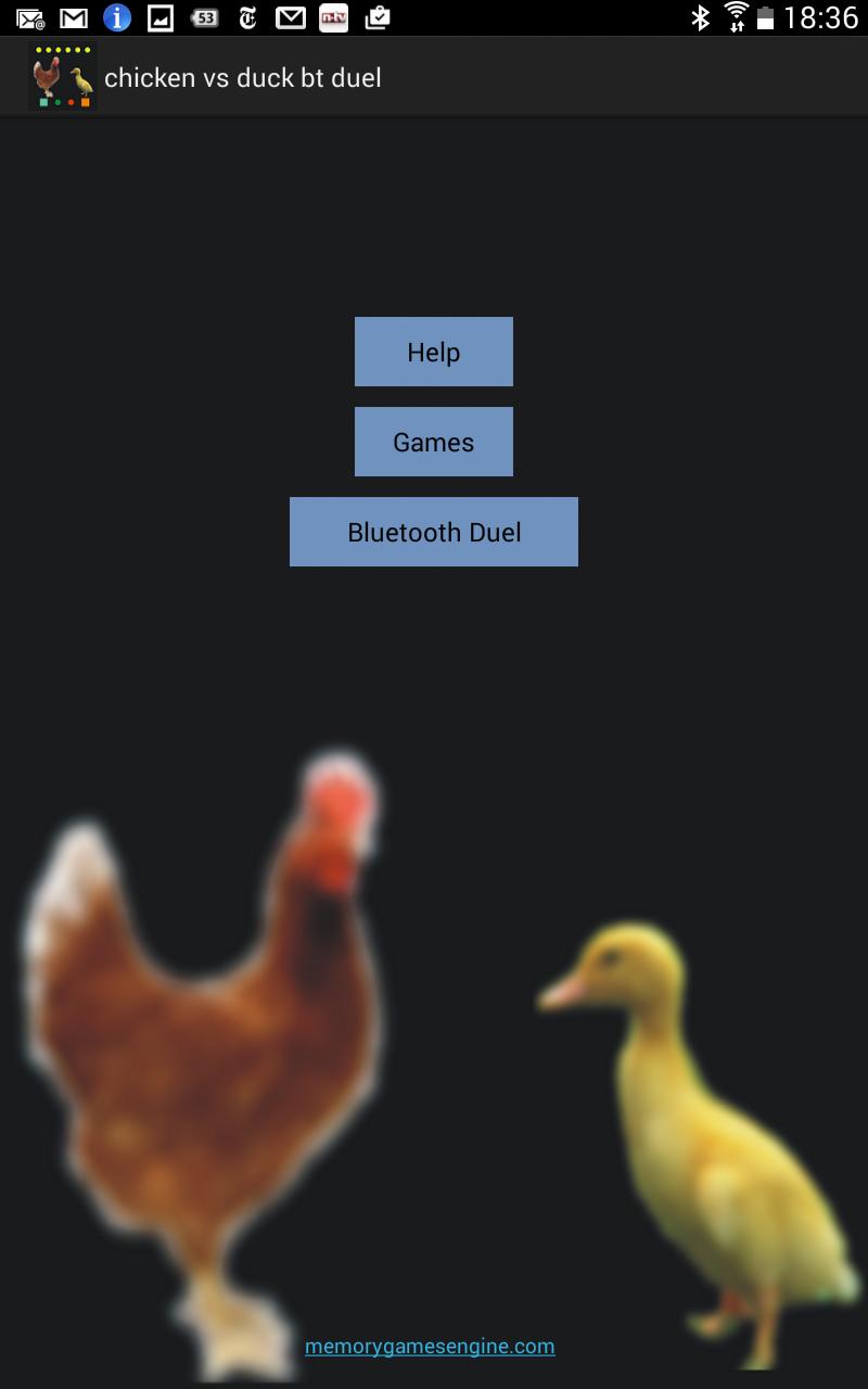 Chicken vs Duck Bluetooth Duel