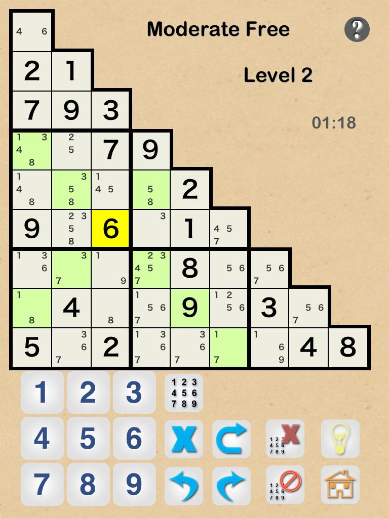 Half Sudoku - diag variant
