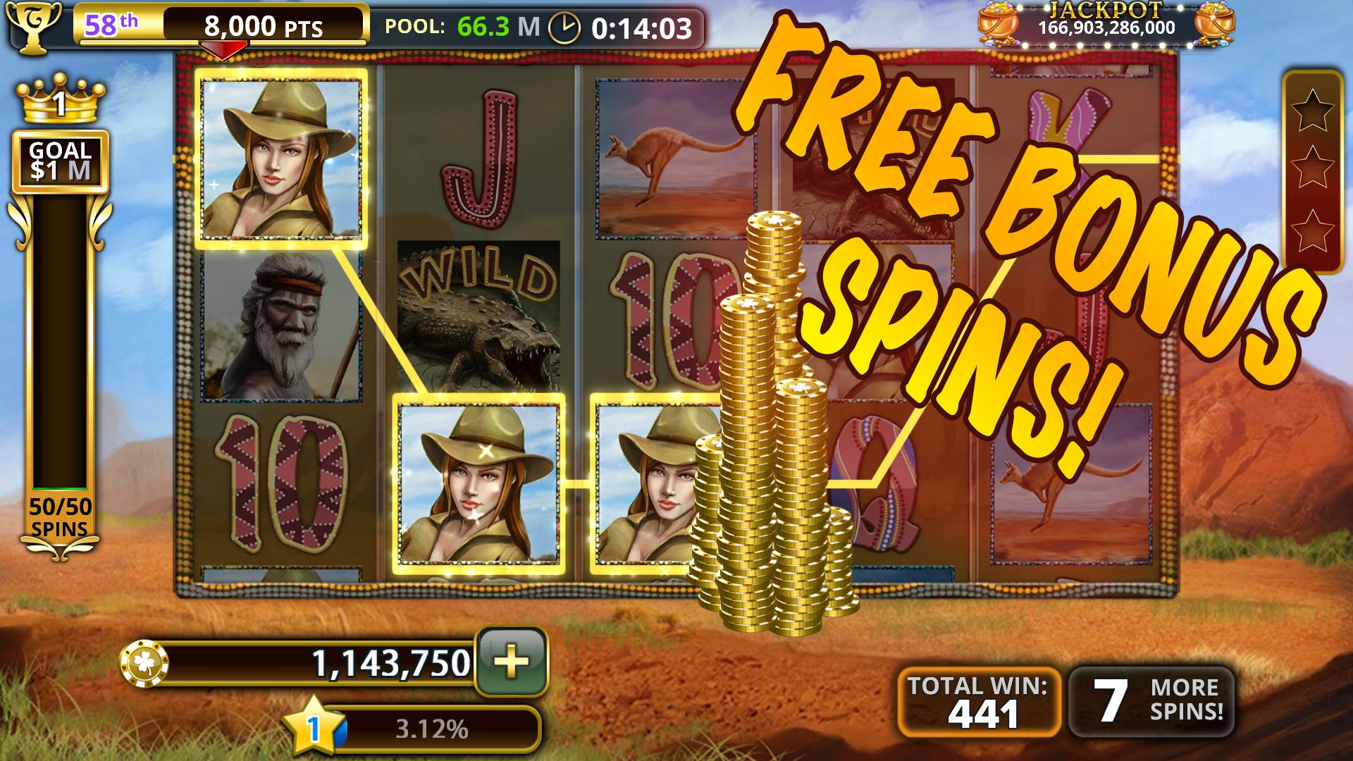 Slots Free with Bonus!