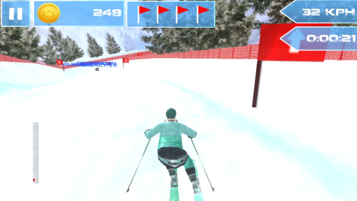 3D Ski Racing