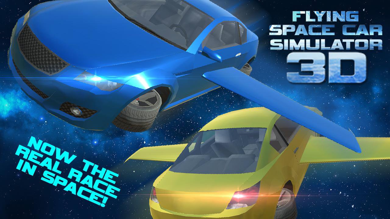 Flying Space Car Simulator 3D
