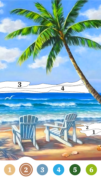 Scenery Coloring Book