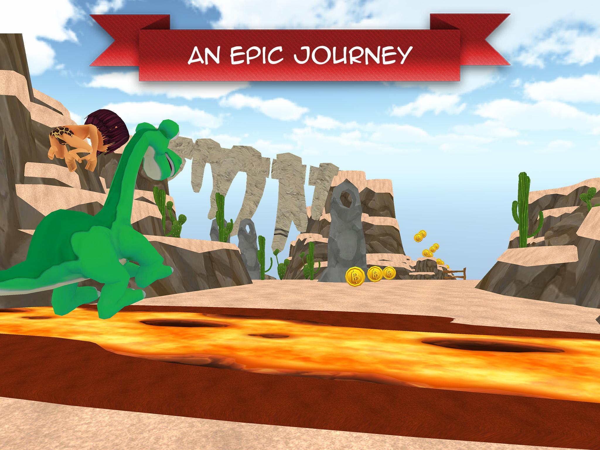 Fire Dino & Cave Boy Adventure