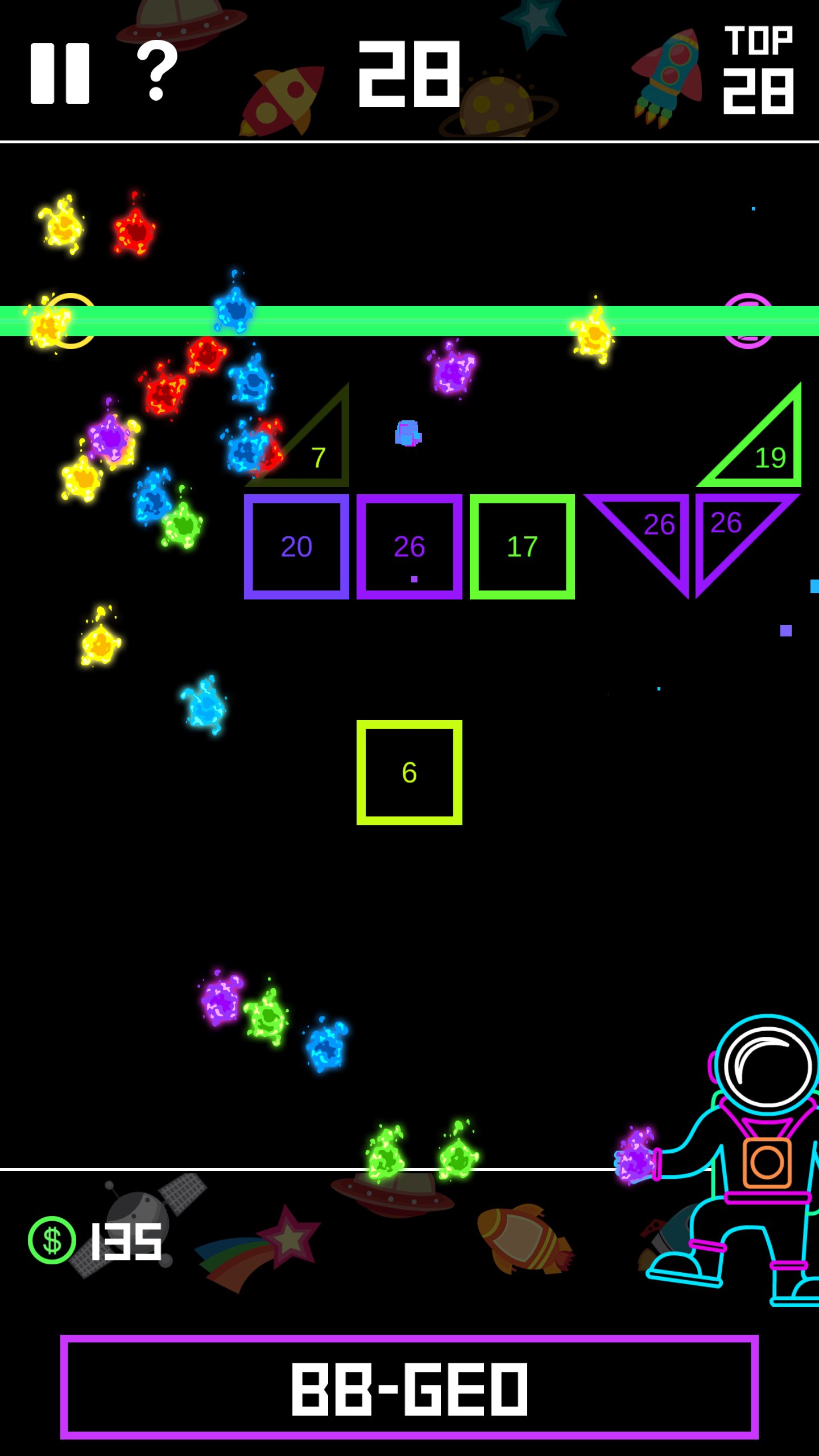 BBGEO: Brick Breaker Geometry