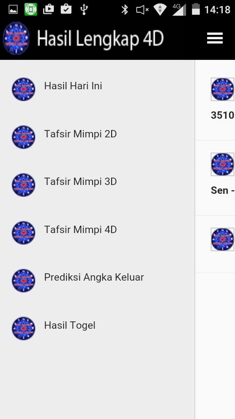 HASIL LENGKAP 4D TOGEL