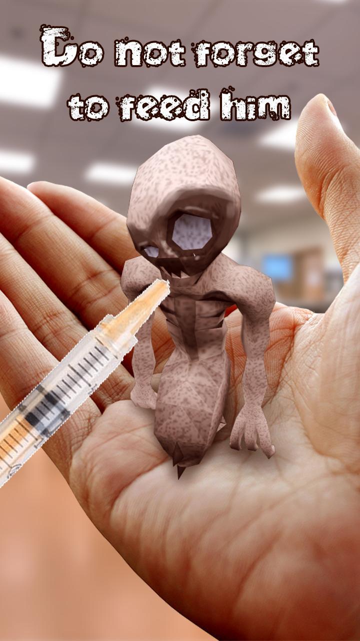 Homunculus on hand Prank