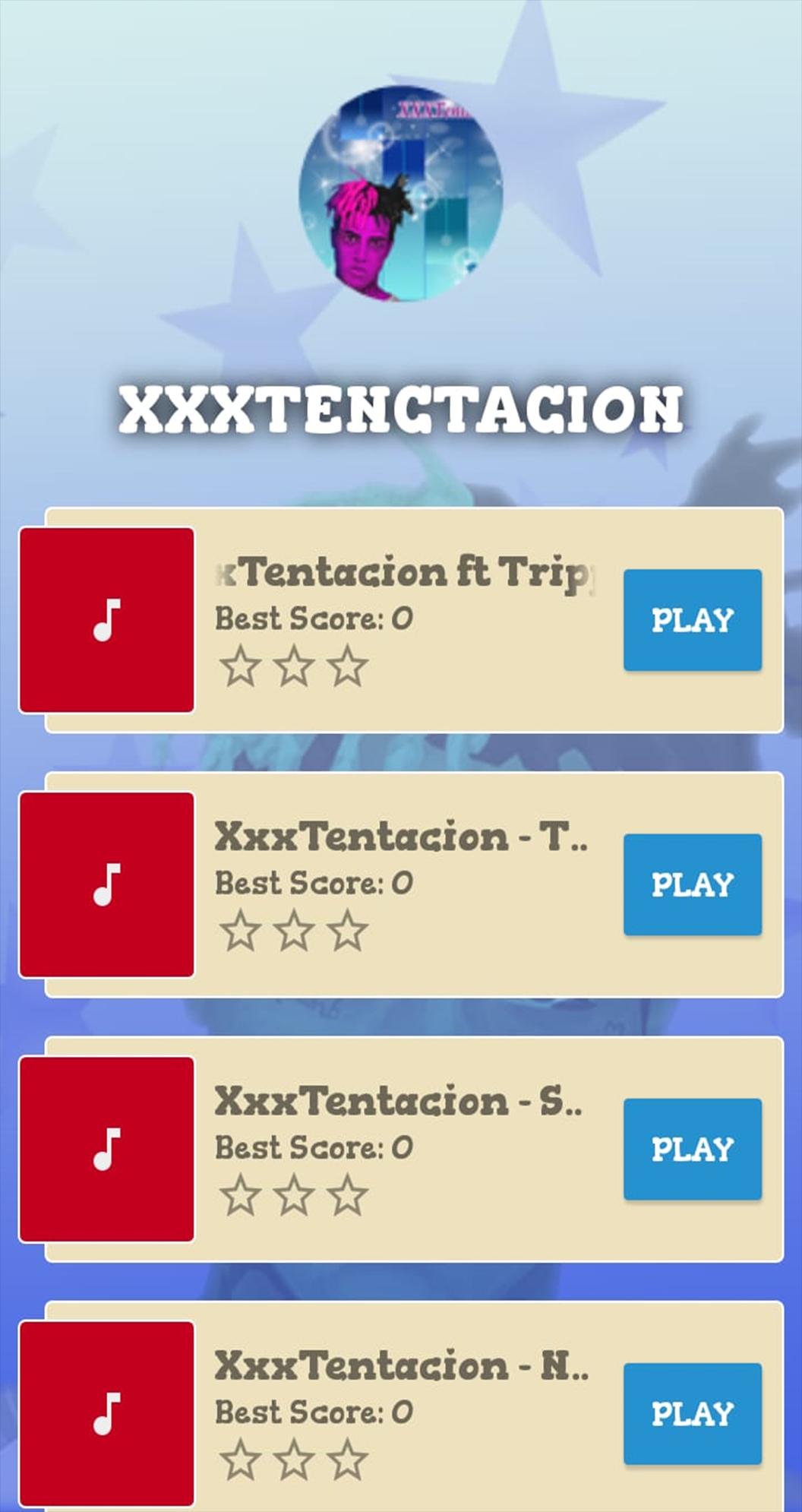 XXXtentacion Piano Tiles Game