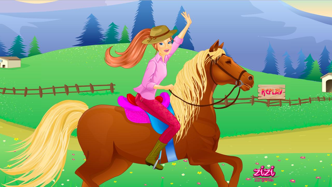 Princess Riding Camp Dress Up