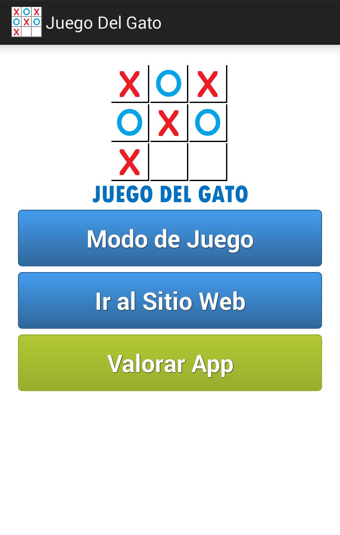 Juego Del Gato