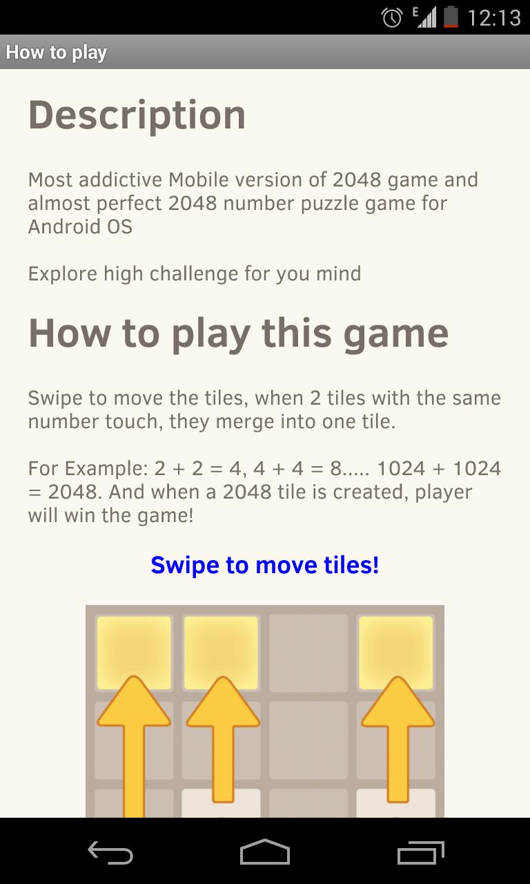 1024 2048 4096 Number Puzzle