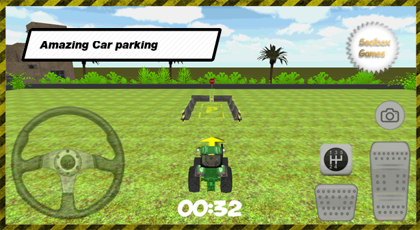 3D Tractor Car Parking